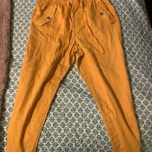 Yellow Loft Pants